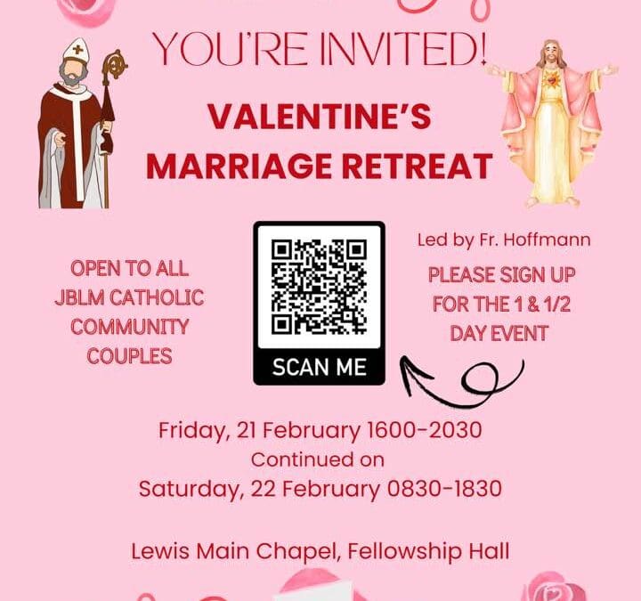 Valentine’s Marriage Retreat