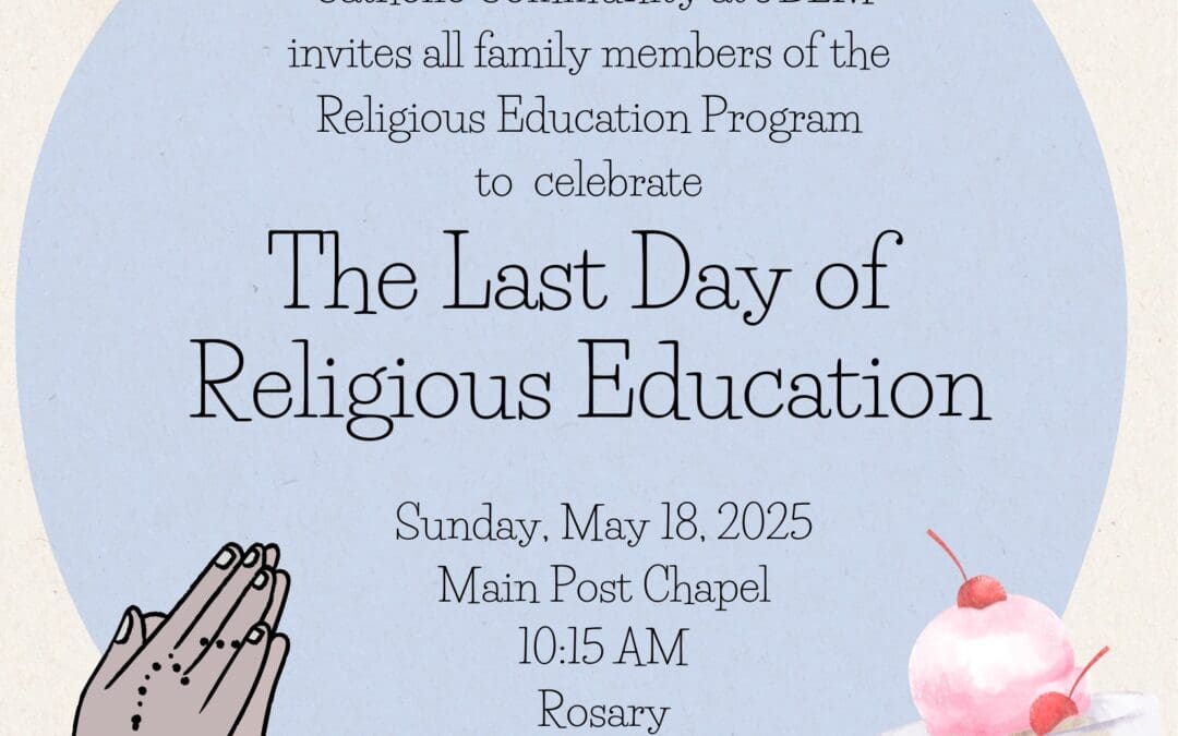 Last Day of Religious Education Celebration