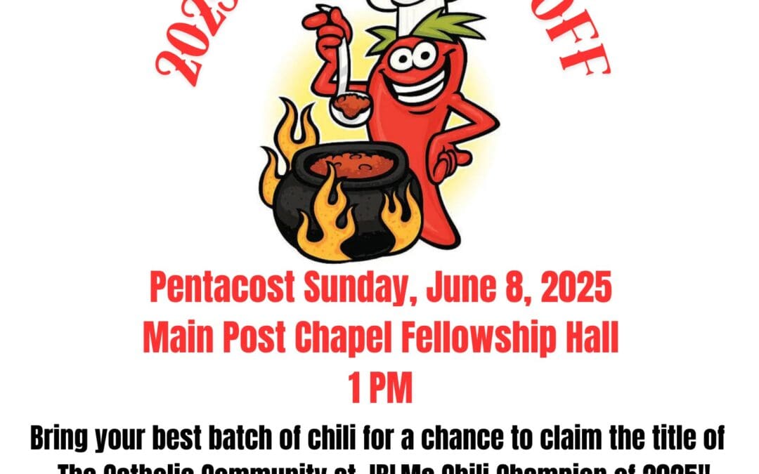 2025 Chili Cook-Off at Main Post Chapel