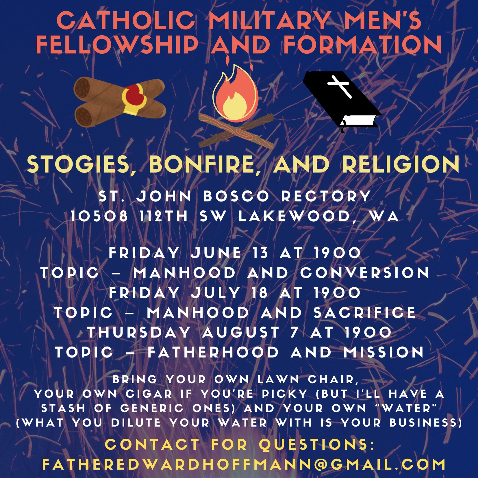 Backyard Bonfire 16th Birthday Invitation