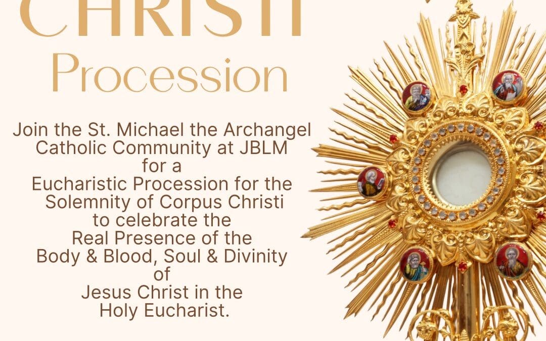 Corpus Christi Procession and Potluck Lunch