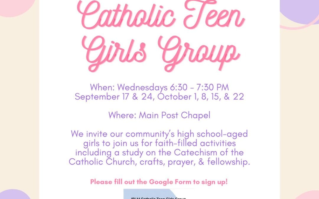 Catholic Teen Girls Group Meeting