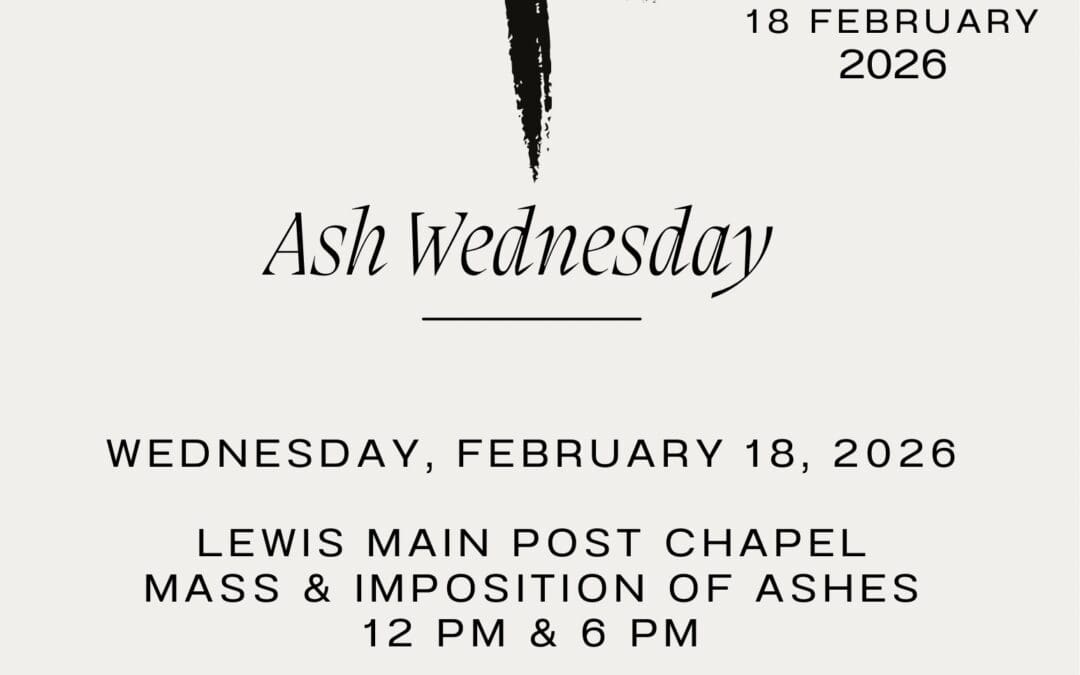 Ash Wednesday Mass Schedule