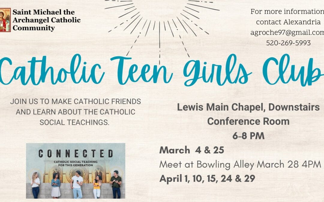 Catholic Teen Girls Club Meeting