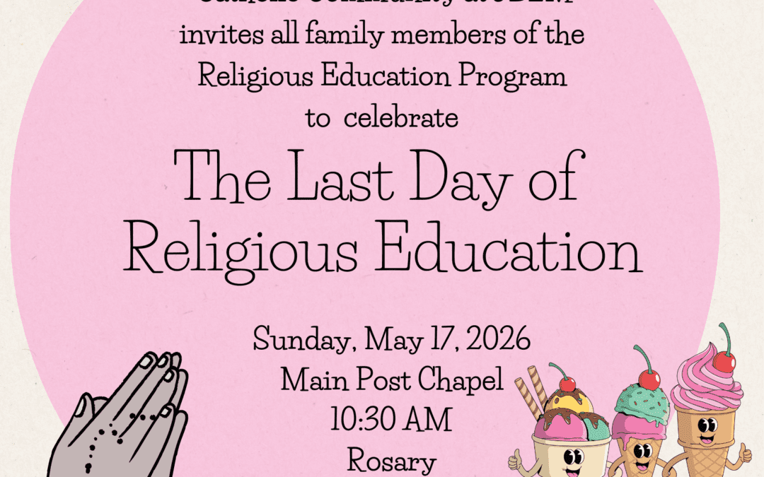 Last Day of Religious Education Party!